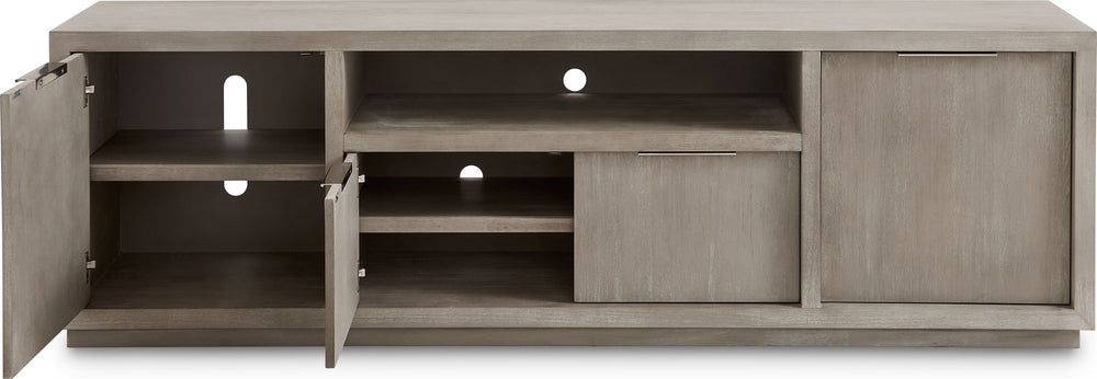 Ashley Media Console 84 inch in Mineral - View 5
