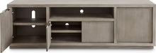 Ashley Media Console 84 inch in Mineral - View 5