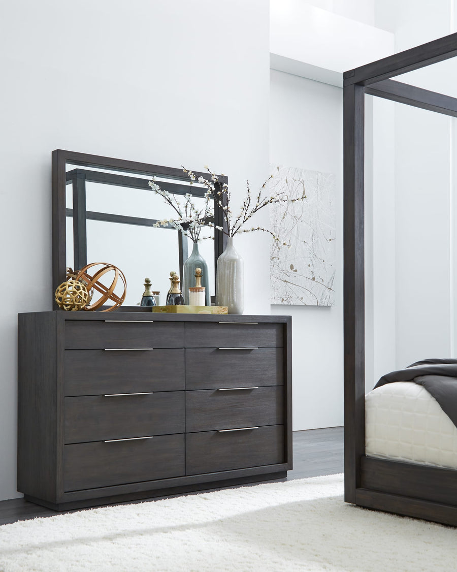 Ashley Mirror in Basalt Grey