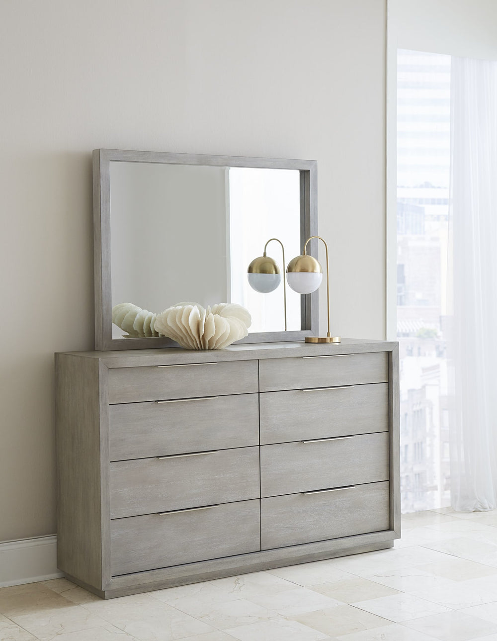 Ashley Mirror in Mineral - View 2