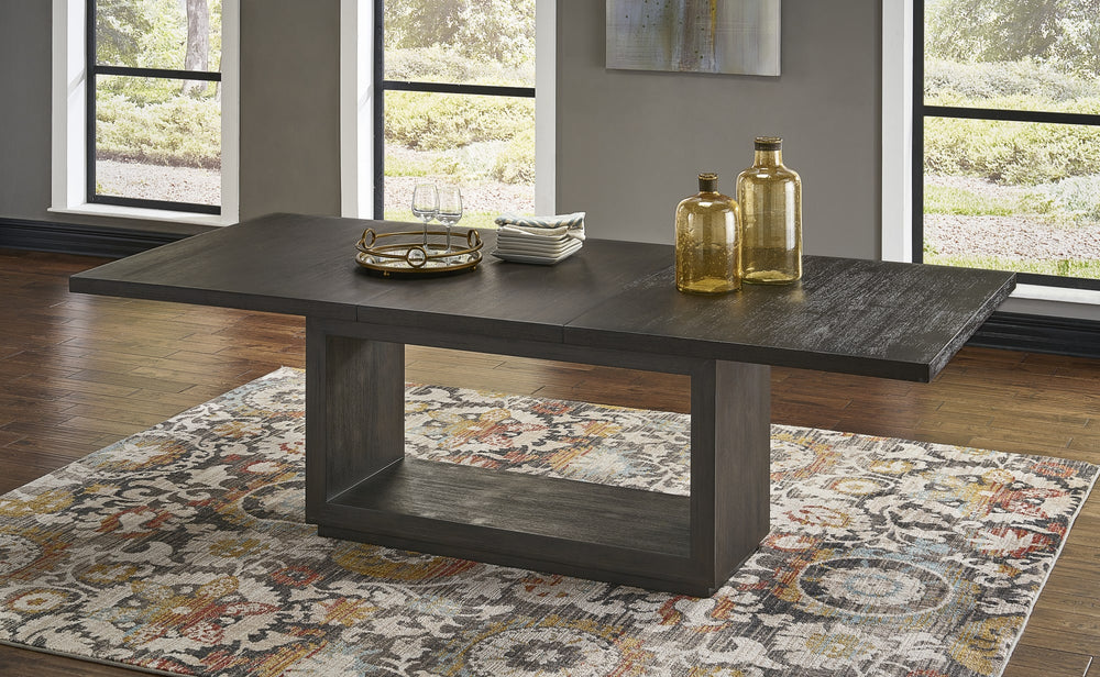 Ashley Rectangular Dining Table in Basalt Grey