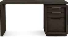 Ashley Single Pedestal Desk in Basalt Grey - View 5