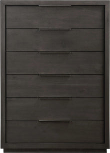 Ashley Six Drawer Chest in Basalt Grey - View 3