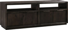 Ashley Solid Wood 74 inch Media Console in Basalt Grey - View 4