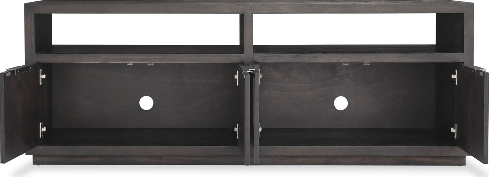 Ashley Solid Wood 74 inch Media Console in Basalt Grey - View 6