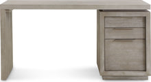 Ashley Three-Drawer Single Pedestal Desk in Mineral - View 6