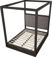 Ashley Upholstered Canopy Bed in Dolphin - View 7