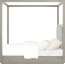 Ashley Upholstered Canopy Bed in Mineral - View 6