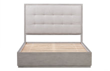 Ashley Upholstered Footboard Storage Bed in Mineral - View 7