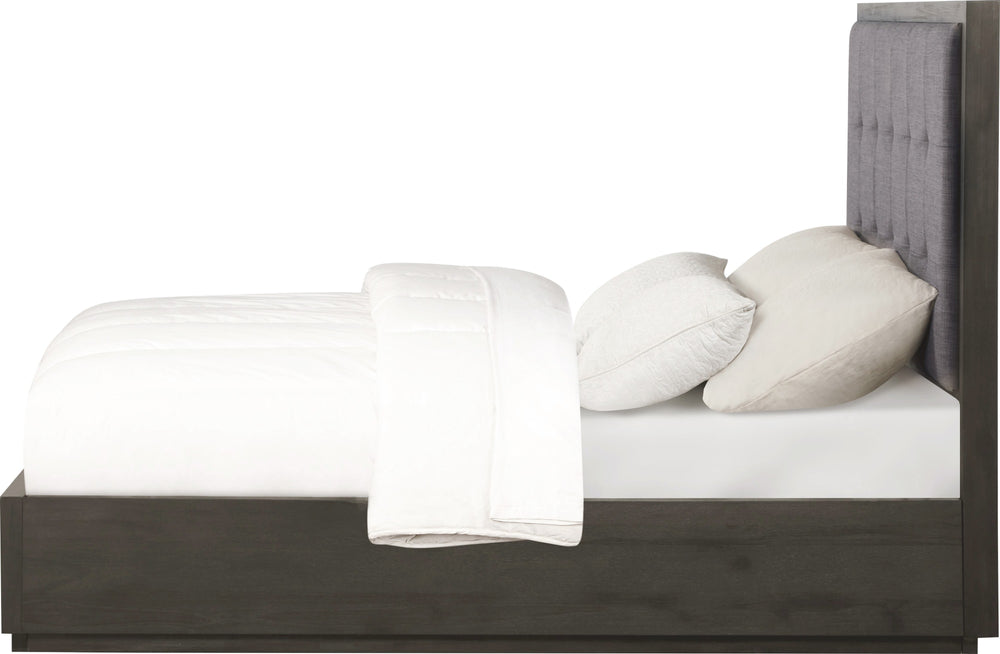 Ashley Upholstered Platform Bed in Dolphin - View 6