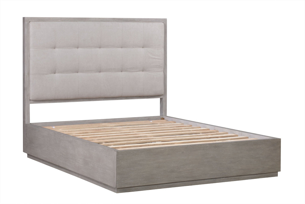 Ashley Upholstered Platform Bed in Mineral - View 7