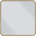 Pierson Beveled Glass Wall or Dresser Mirror in Buff Cream