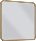 Pierson Beveled Glass Wall or Dresser Mirror in Buff Cream