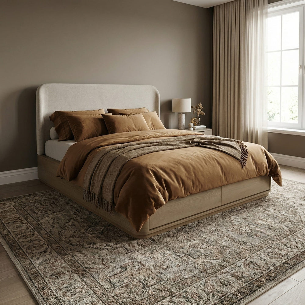 Pierson Full Storage Bed - Buff Cream - View 10