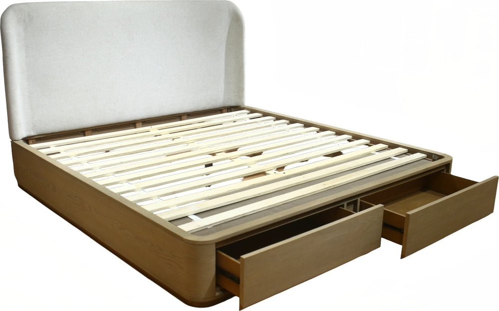 Pierson Full Storage Bed - Buff Cream - View 8