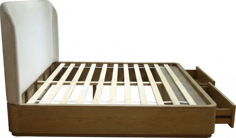 Pierson Full Storage Bed - Buff Cream - View 9
