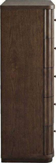 Pierson Fluted Chest - Chocolate Mousse - View 4