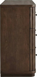 Pierson Fluted Dresser - Chocolate Mousse