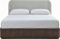 Pierson Fluted Full Bed - Chocolate Mousse