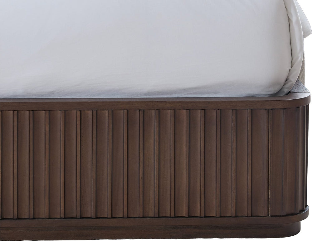 Pierson Fluted Full Bed - Chocolate Mousse - View 7