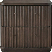 Pierson Nightstand - Chocolate Mousse, angle view