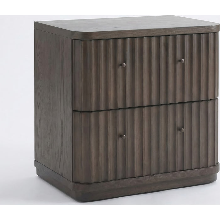 Pierson Nightstand - Chocolate Mousse, drawer detail