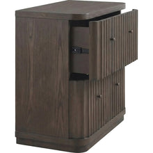 Pierson Nightstand - Chocolate Mousse, room setting