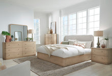 Pierson Two Drawer White Ash Nightstand in Buff Cream - View 6