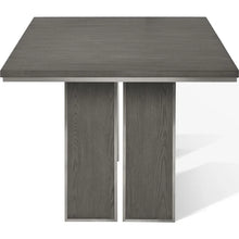 Lata Extension Dining Table in Thunder Grey 30Hx100Wx40D inches