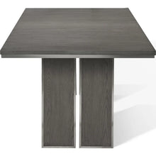 Lata Extension Dining Table in Thunder Grey 30Hx100Wx40D inches