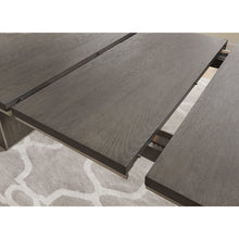 Lata Extension Dining Table in Thunder Grey 30Hx100Wx40D inches