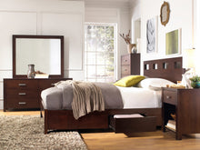 Riva Five Drawer Chest in Chocolate Brown - View 2