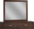 Riva Mirror in Chocolate Brown