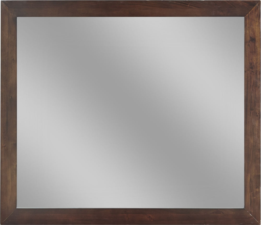 Riva Mirror in Chocolate Brown - View 5
