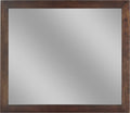 Riva Mirror in Chocolate Brown