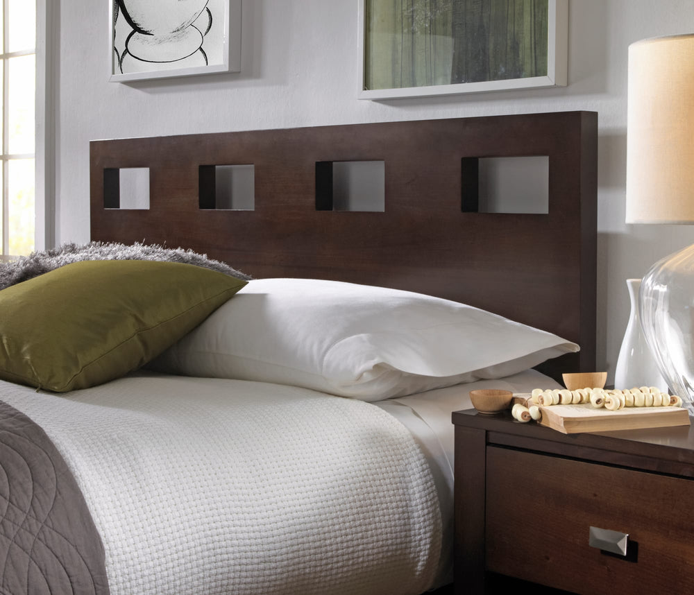 Riva Wood Bed in Chocolate Brown - View 4
