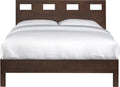 Riva Wood Bed in Chocolate Brown
