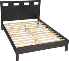 Riva Wood Platform Bed in Espresso - View 10
