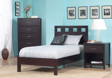 Riva Wood Platform Bed in Espresso - View 5