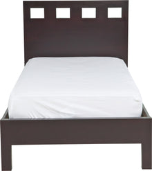 Riva Wood Platform Bed in Espresso - View 7