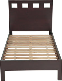 Riva Wood Platform Bed in Espresso - View 9