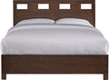 Riva Wood Storage Bed in Chocolate Brown