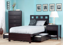 Riva Wood Storage Bed in Espresso - View 6