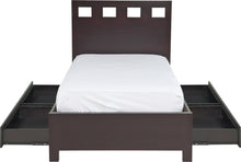 Riva Wood Storage Bed in Espresso - View 8