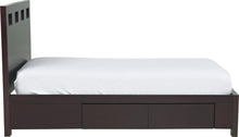 Riva Wood Storage Bed in Espresso - View 9
