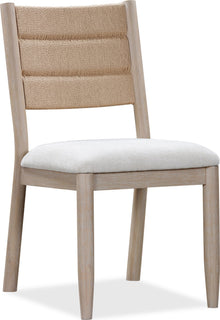 Ridgewood Danish Cord Dining Chair in Chai - View 3