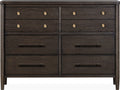 Ridgewood Eight Drawer Oak Wood Dresser in Yin