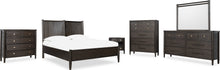 Ridgewood Eight Drawer Oak Wood Dresser in Yin - View 7