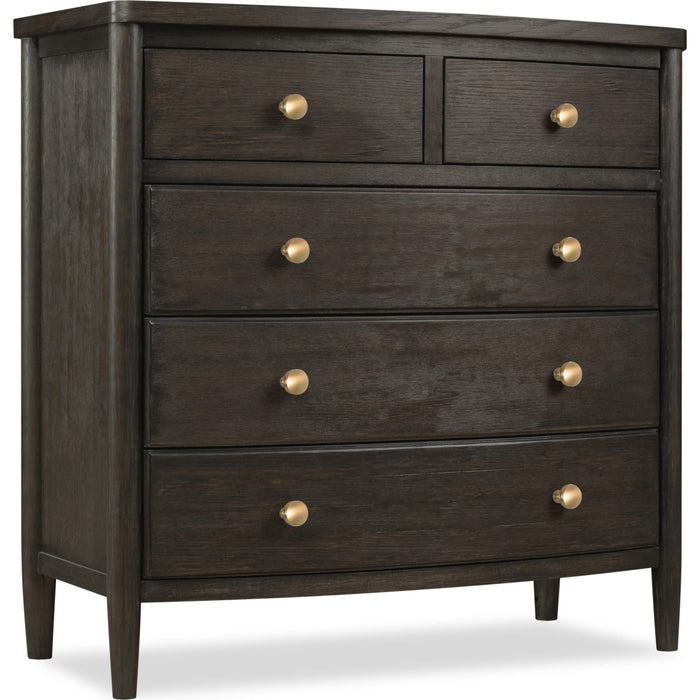 Ridgewood Five Drawer Small Chest in Yin - View 2