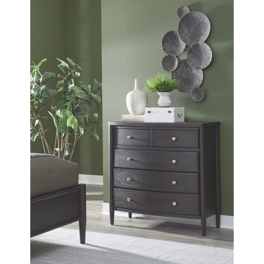 Ridgewood Five Drawer Small Chest in Yin - Main